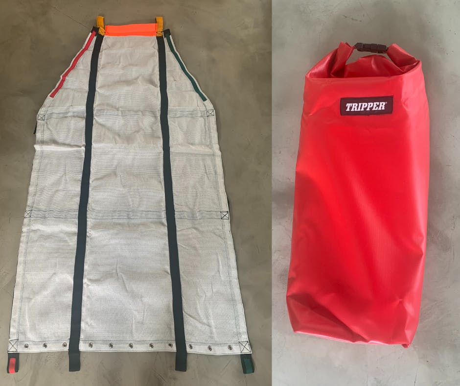 Man Overboard net in dry bag